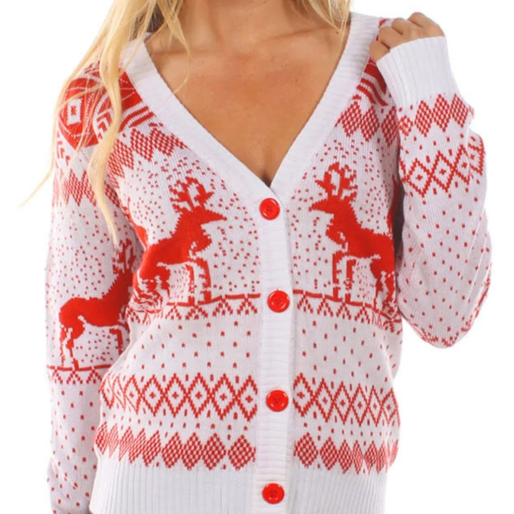 Tipsy Elves Reindeer Games Ugly Holiday Christmas Sweater M